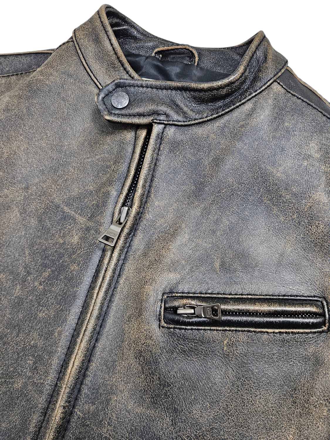 리바이스 무톤 소가죽 바이커 자켓 상품이미지5
