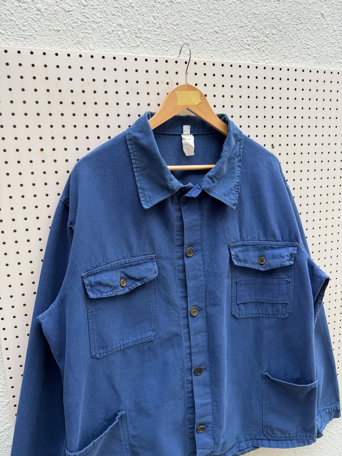WASHED BLUE BELTED 4 POCKET 빈티지 프렌치워크자켓 상품이미지6