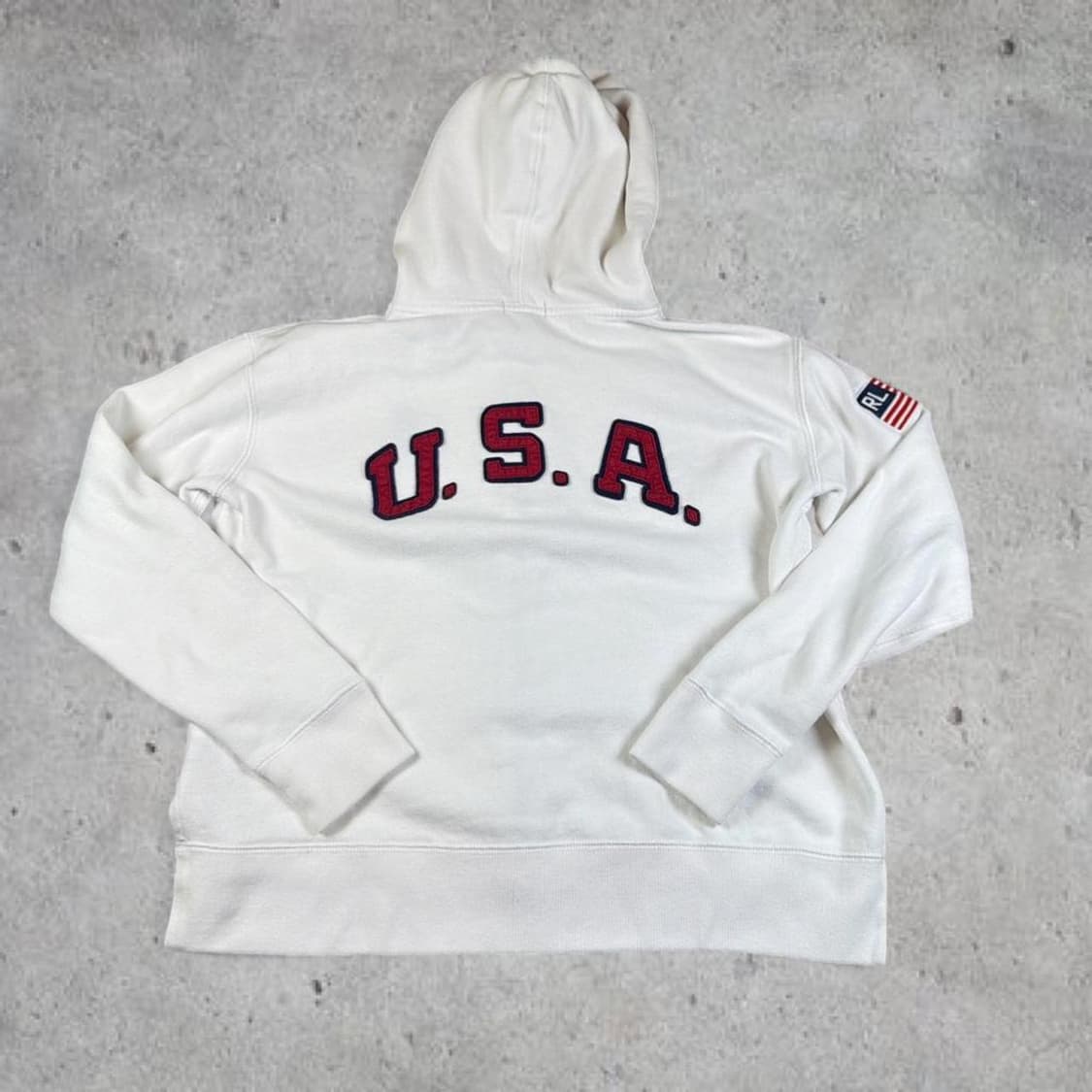 폴로 랄프 로렌 빅 포니 USA 성조기 후드 집업 상품이미지4