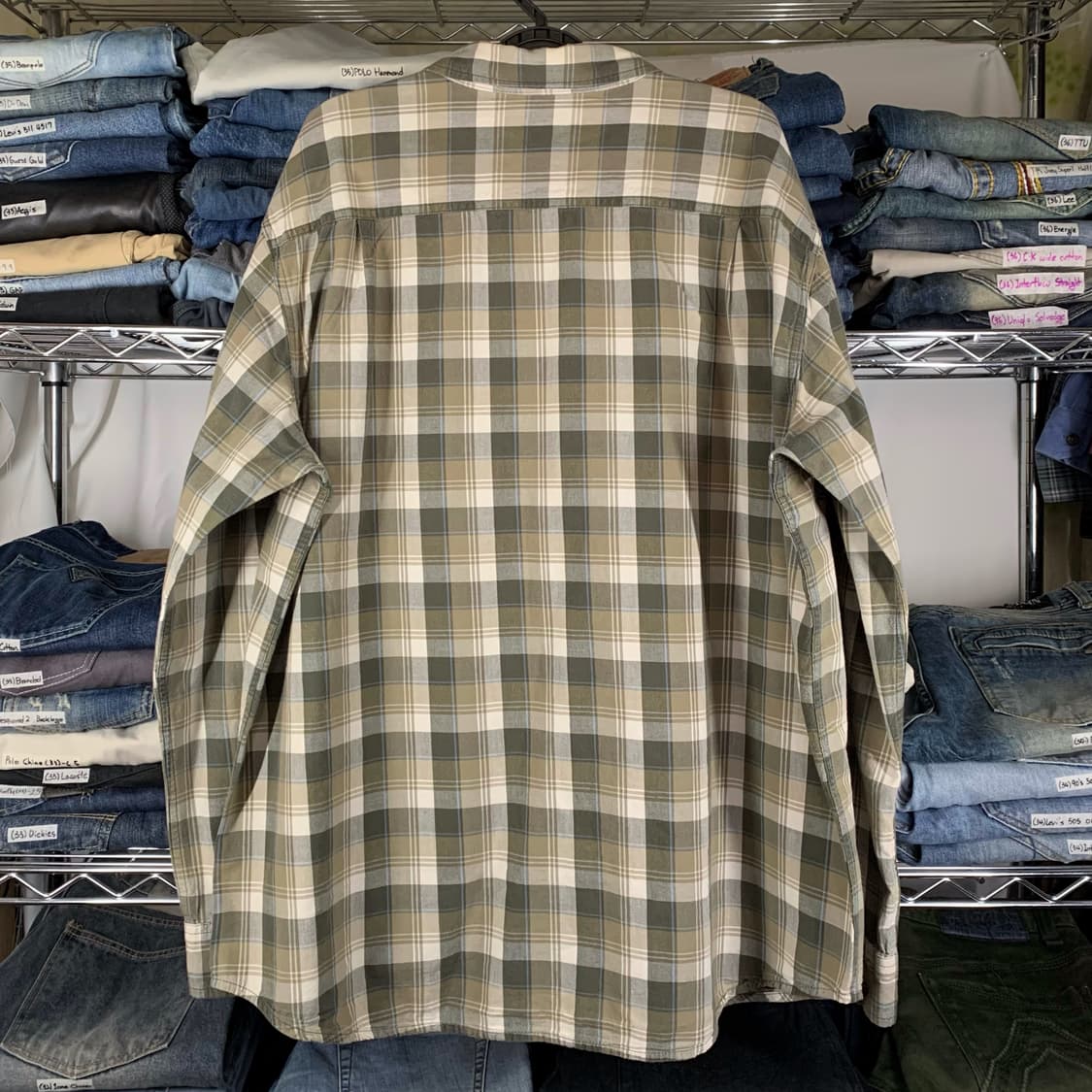 [XL] 칼하트 릴렉스드핏 타탄체크 워크셔츠 상품이미지3