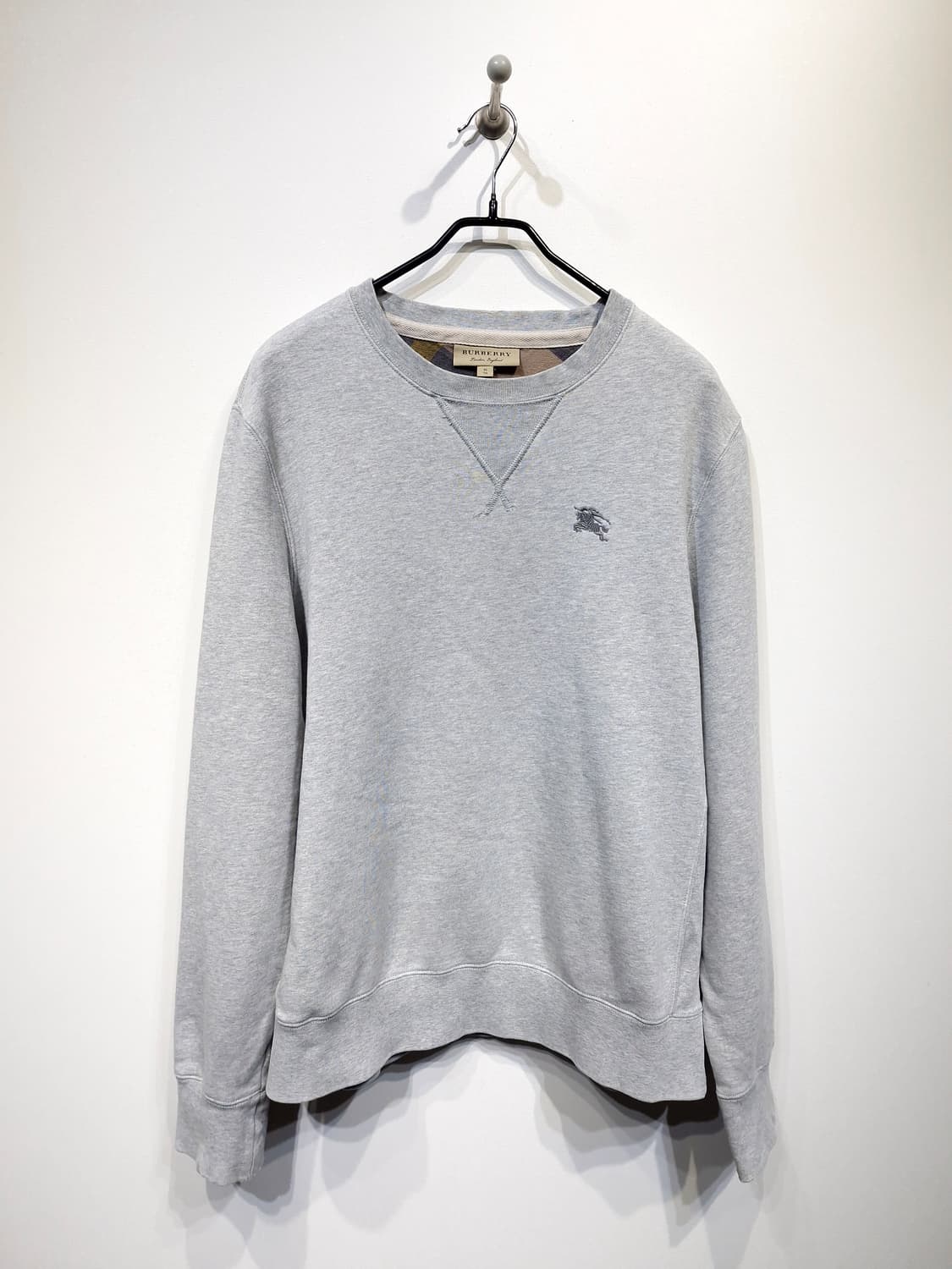 BURBERRY 버버리 아카이브 기사 자수 로고 맨투맨(XL) 상품이미지1