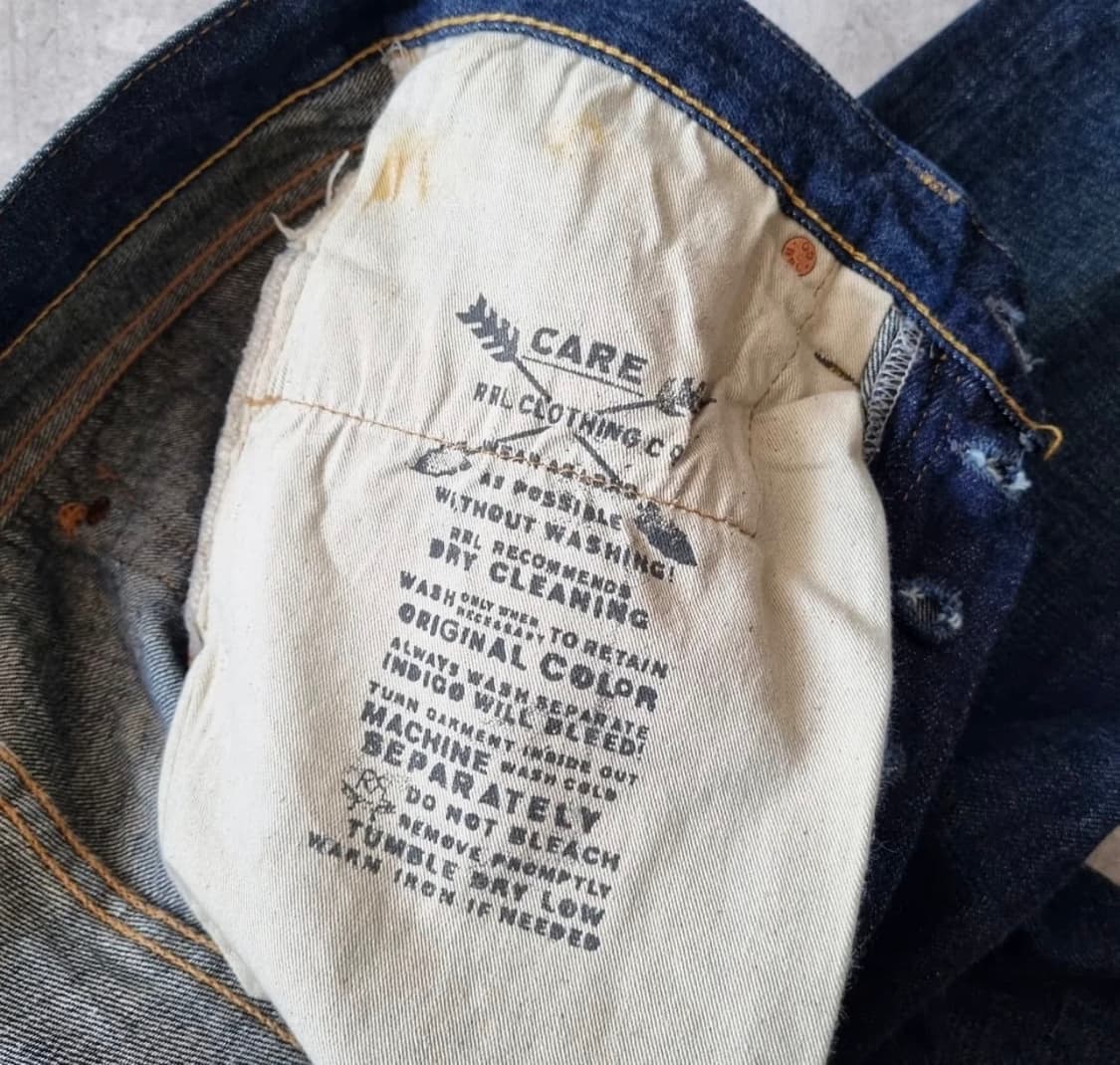 유럽판 RRL 오일피니쉬 스트레이트 셀비지 33sz 상품이미지6