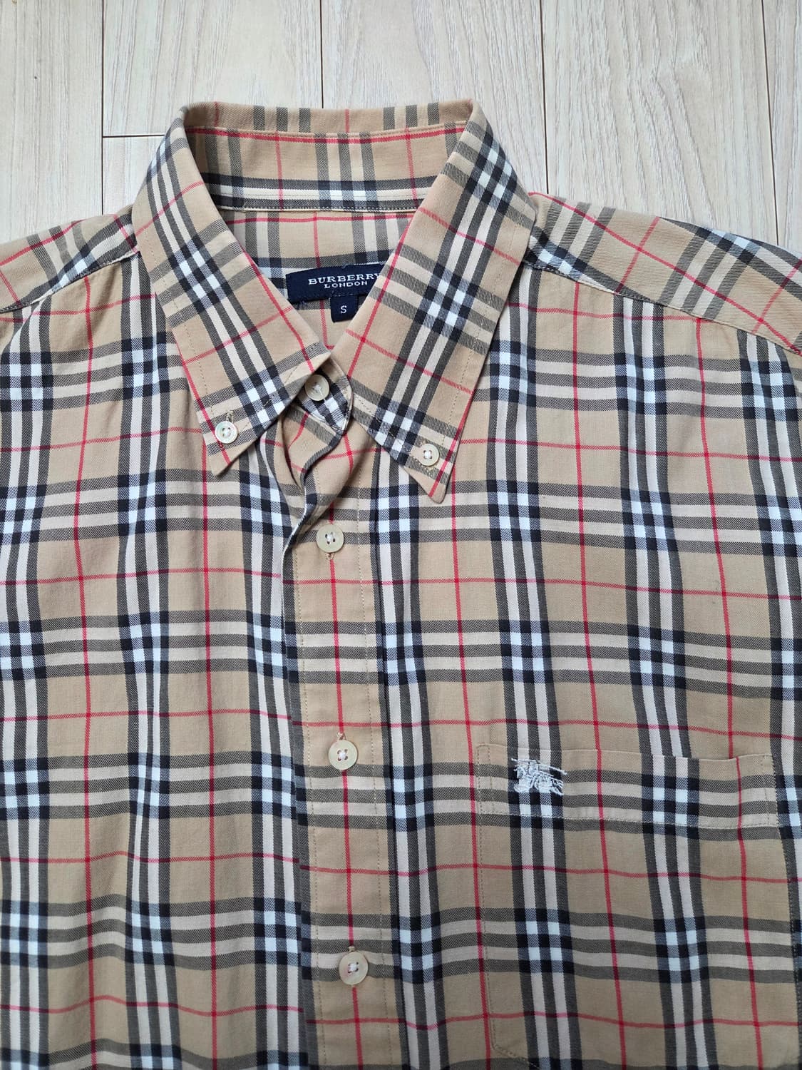 버버리 런던 클래식 노바체크 셔츠 (황금사이즈 S/95-100) 상품이미지5