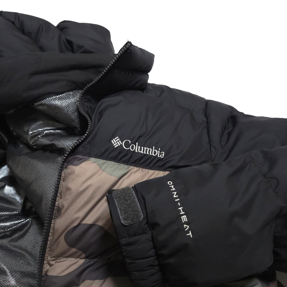 컬럼비아 푸퍼 카모 패딩 자켓 상품이미지6