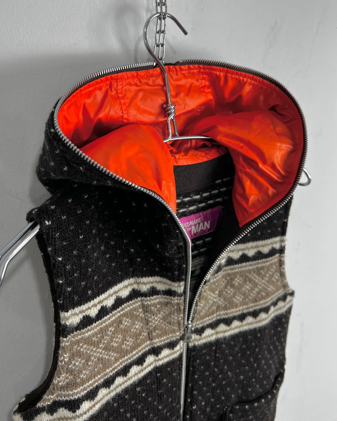 JUNYA WATANABE NORDIC WOOL FULL ZIP VEST 상품이미지4