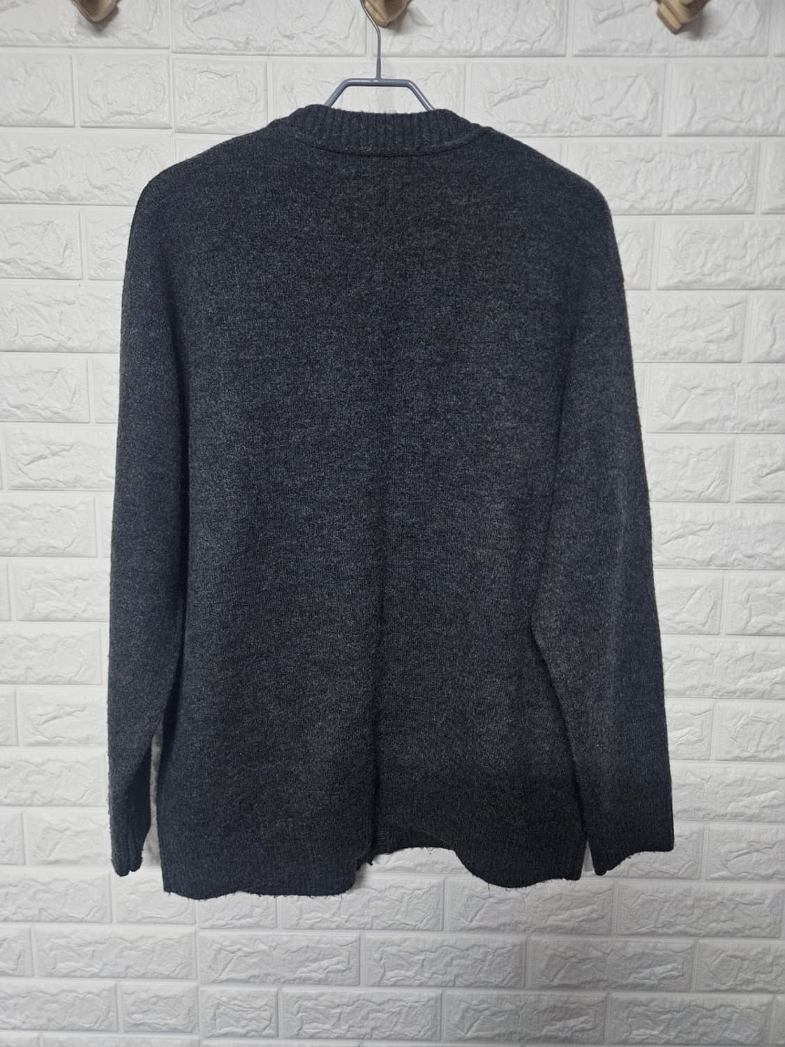 [L] 인템포무드 가디건 차콜 상품이미지3