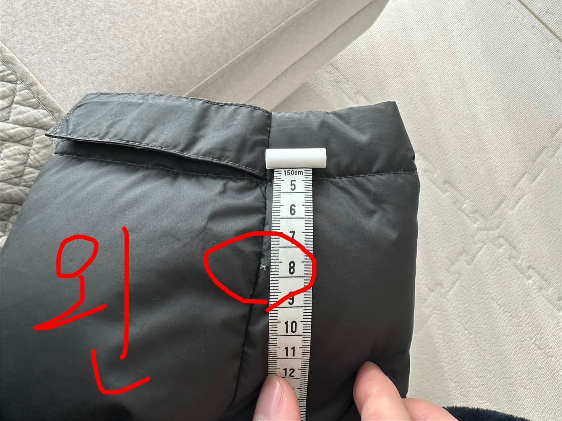 노스페이스 눕시 1992 카니예웨스트 패딩 M(해외판) 상품이미지5