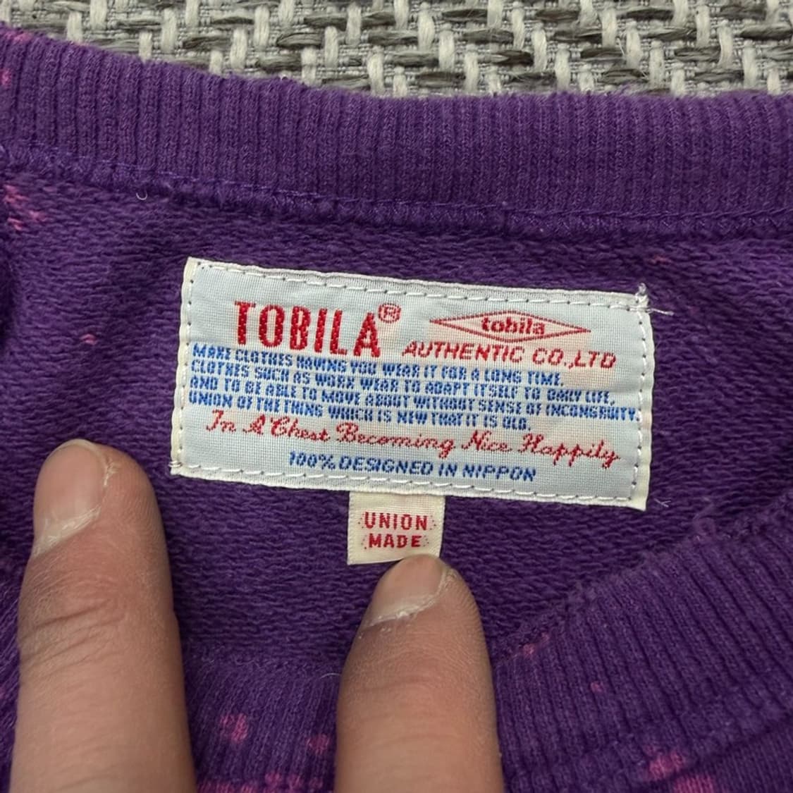 유니온메이드 타이다이 그래픽 맨투맨 v2593 상품이미지9