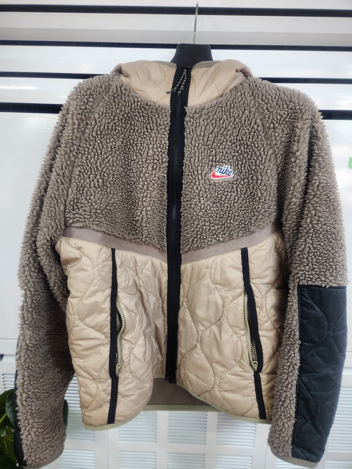 나이키 헤리티지 셰르파 플리스 후드 자켓 XL 상품이미지1