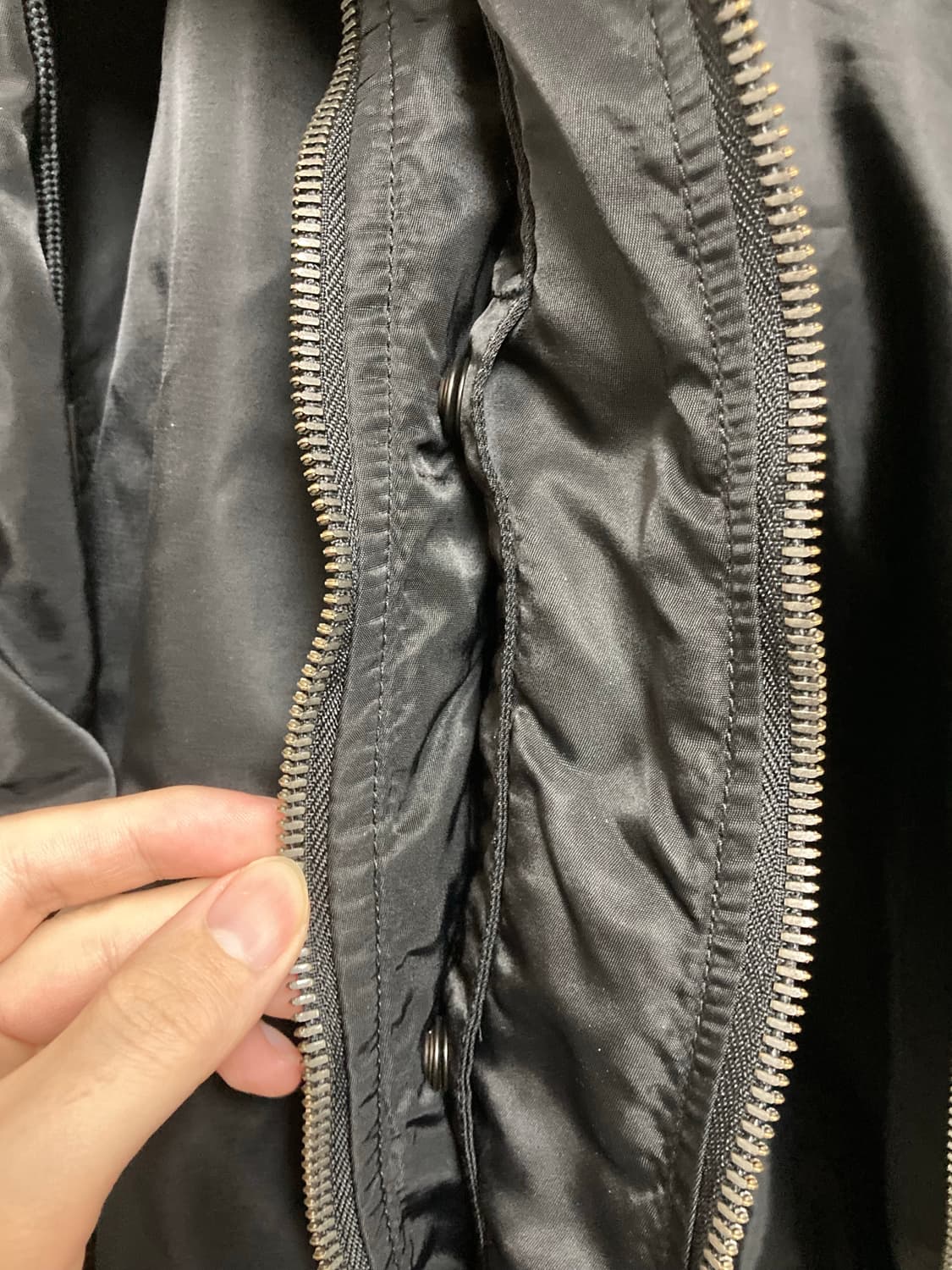 송지오옴므 더블후드 레이어드 MA-1 46사이즈 상품이미지5