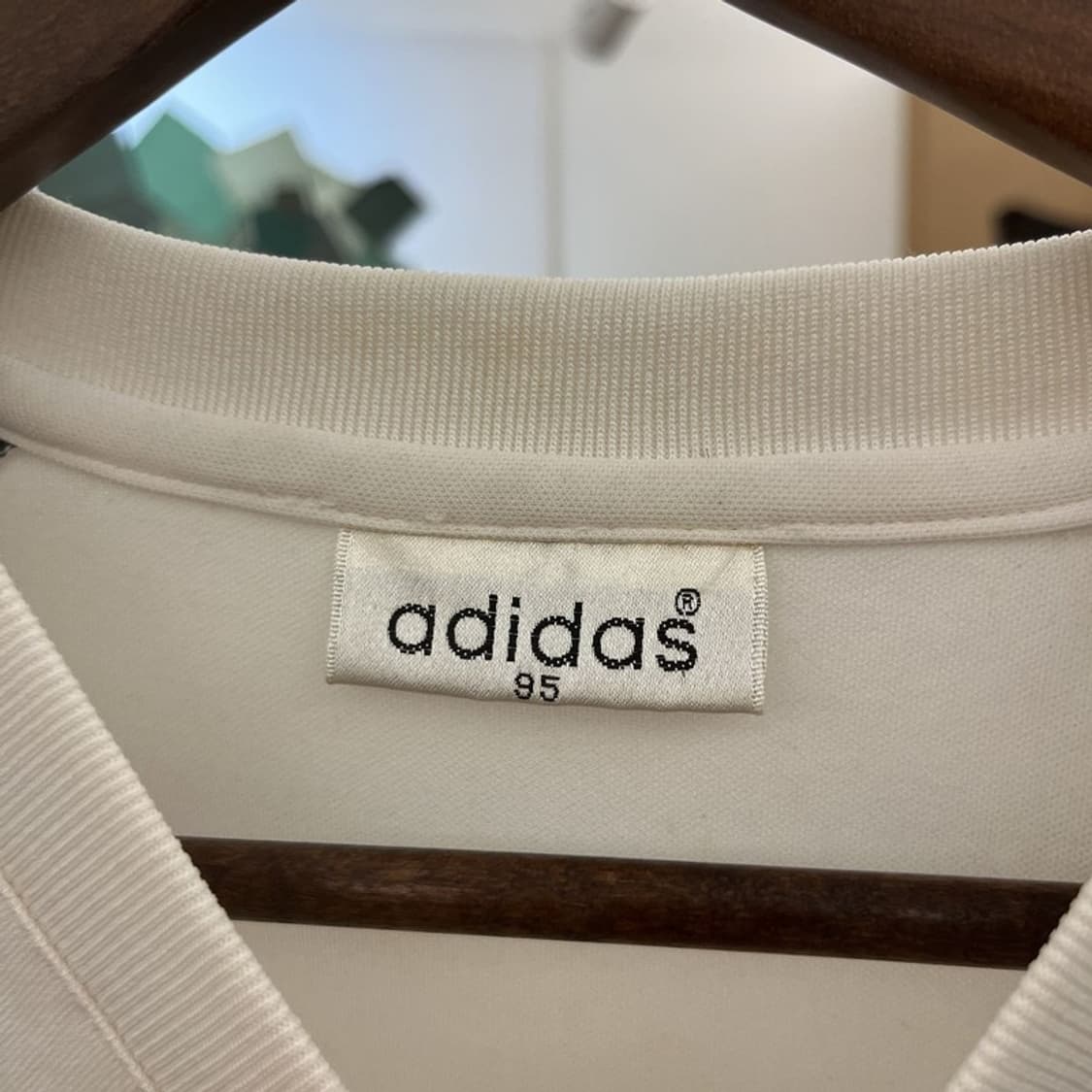아디다스 희귀 빈티지 제우교역 링거티 반팔티 85 C11396 상품이미지5