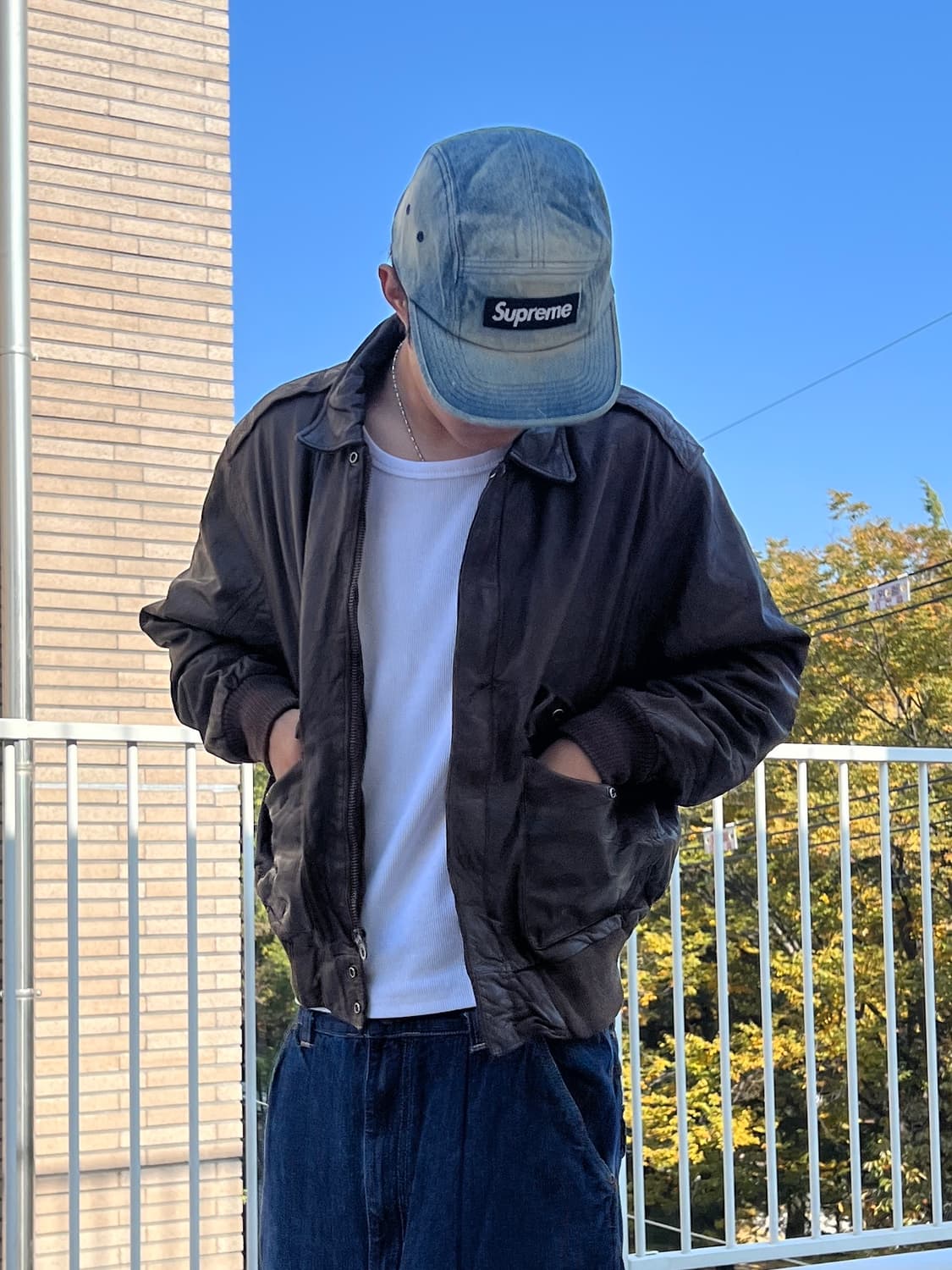 빈티지 레더 자켓 상품이미지1