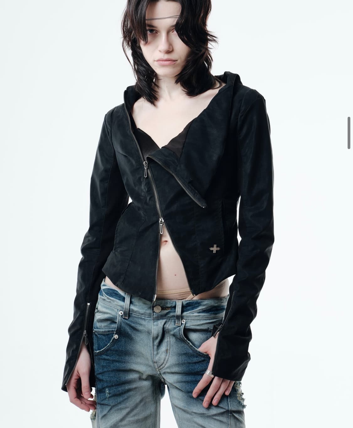 2000 Archives KAEL DRAPED JACKET 새제품 상품이미지7