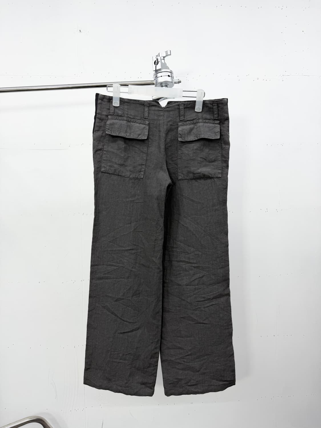 00s Emporio Armani linen trousers 상품이미지7