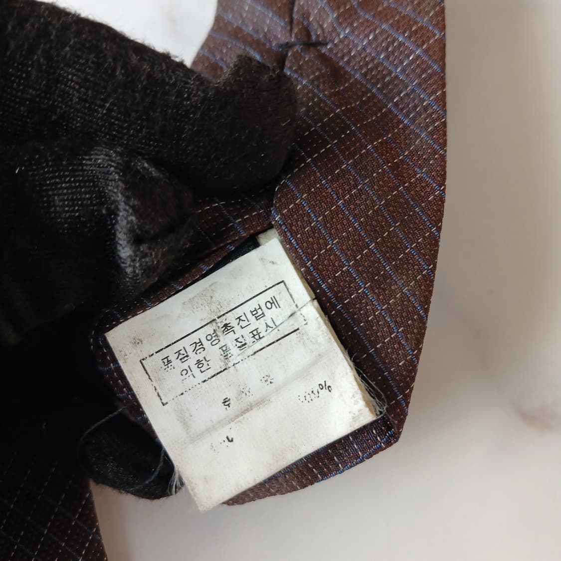 캘빈클라인 실크 미세 스트라이프 넥타이 9cm A+등급 A19746 상품이미지9