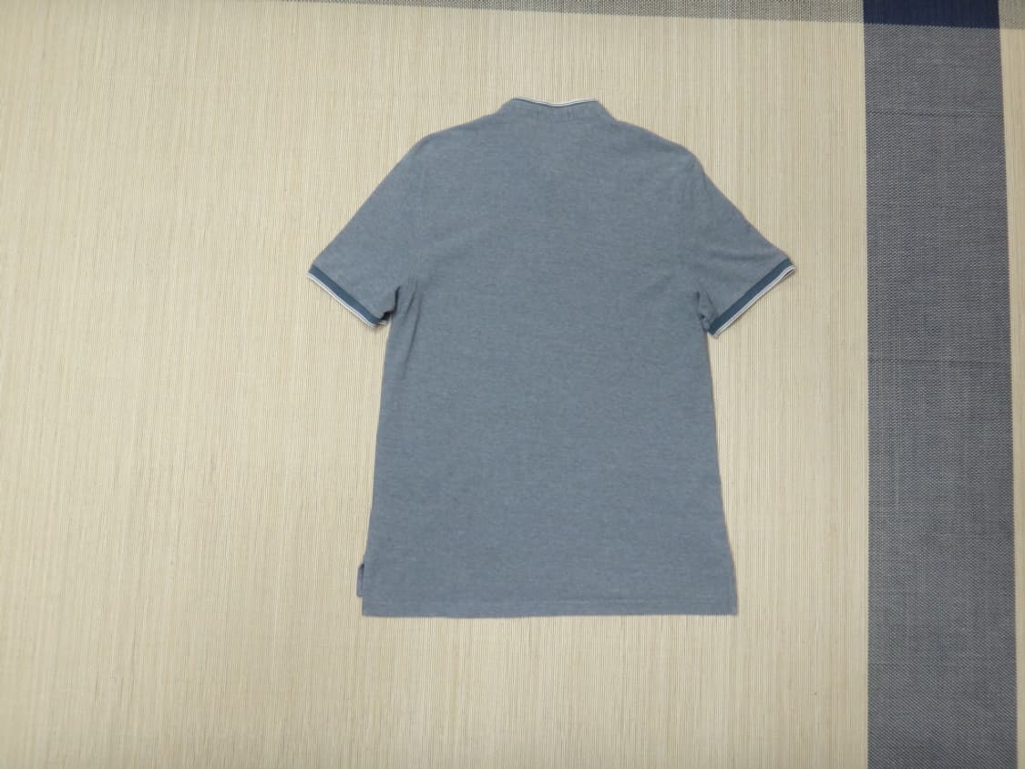 (2XL) 헤지스 헨리넥 에어쿨 면 반팔 카라 티셔츠 상품이미지2