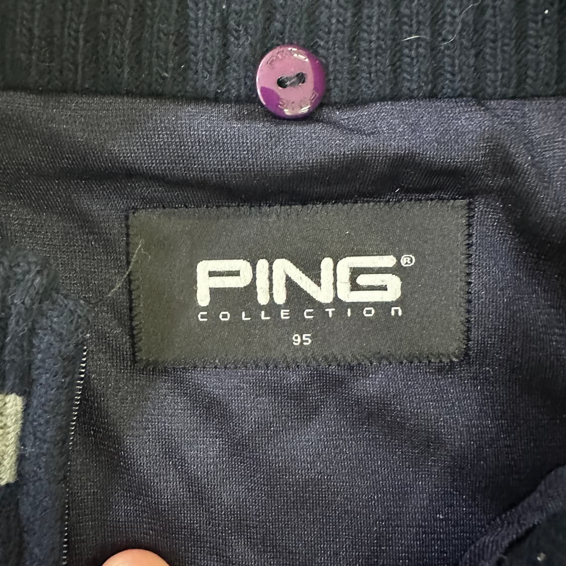 95 핑 골프 방풍 니트집업  0319D 상품이미지3