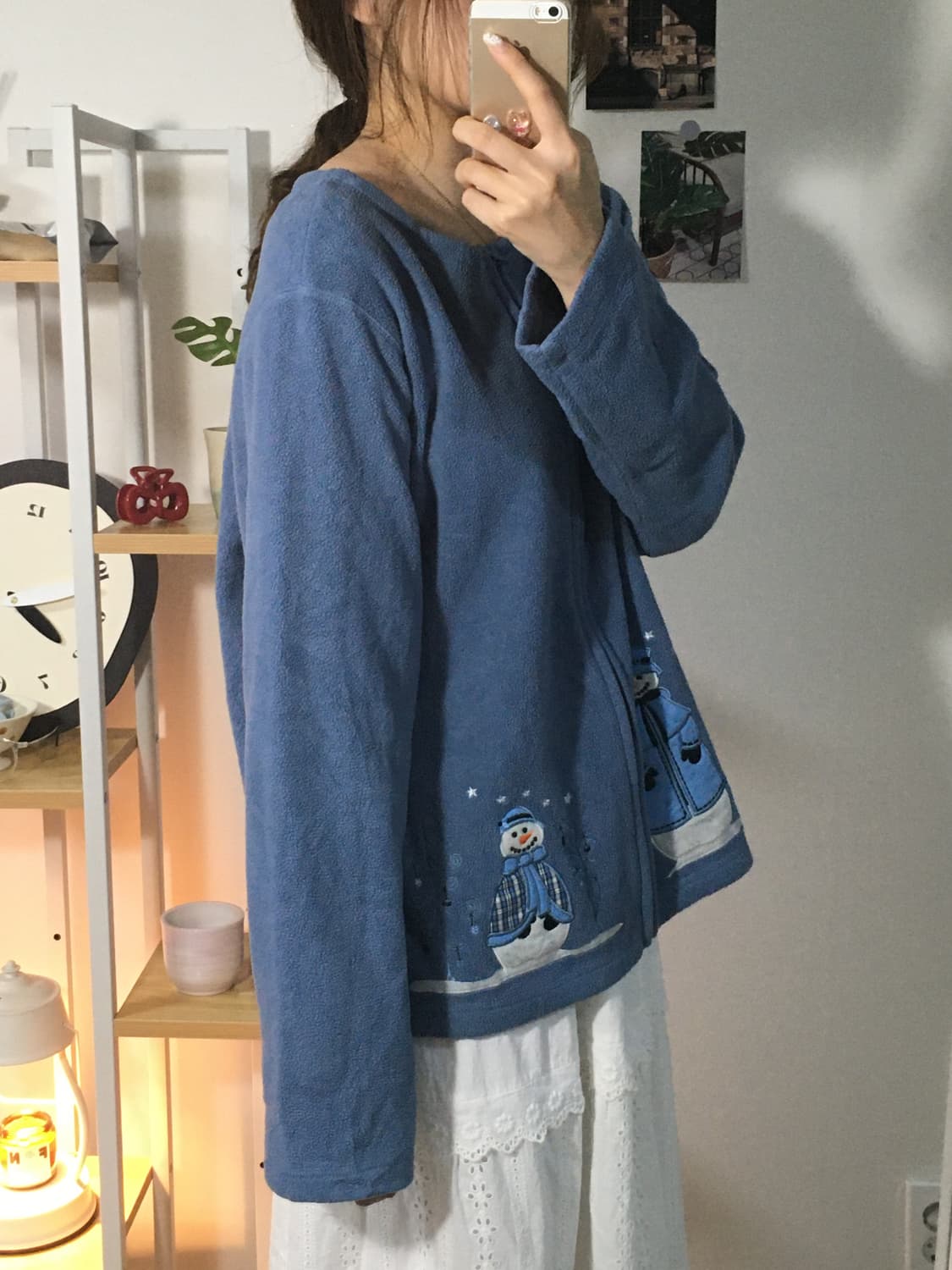 눈사람패치 후리스 상품이미지3