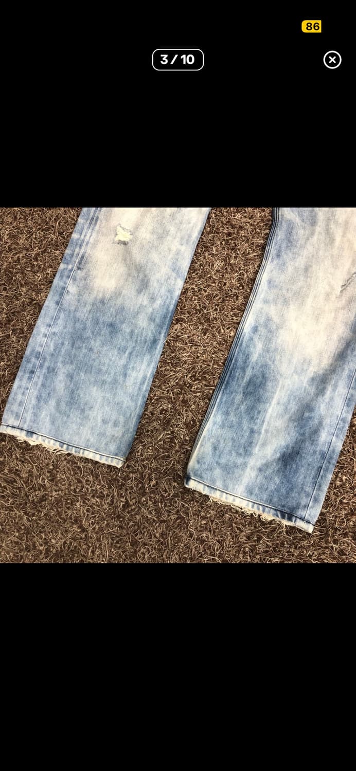 디젤 Timmen 디스 워싱 데님 팬츠 상품이미지3