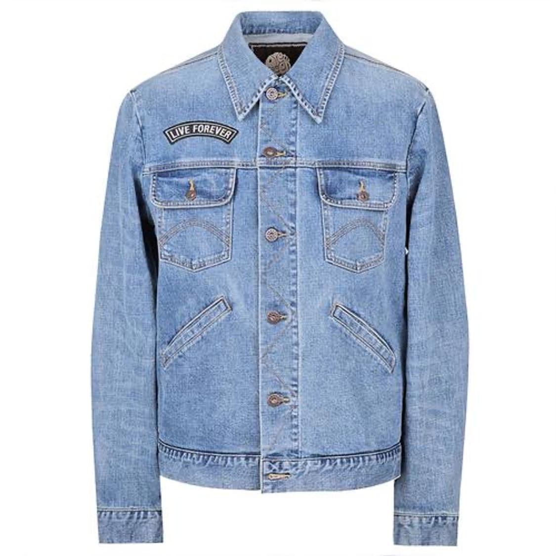 오아시스 리암갤러거 프리티그린 live forever 데님 자켓 상품이미지1