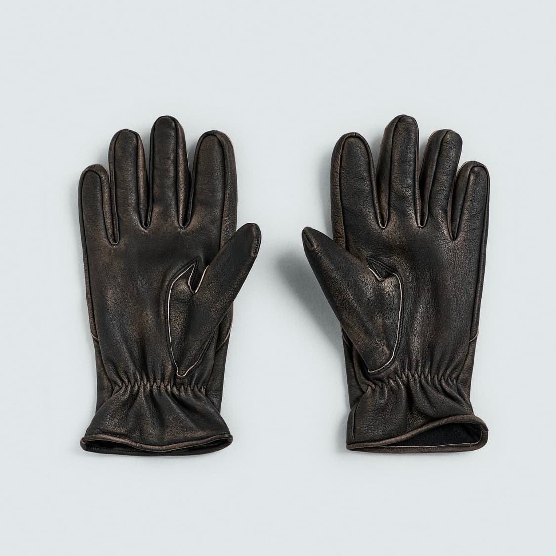 자라 리미티드 에디션 램스킨 빈티지 레더 장갑 L size 상품이미지2