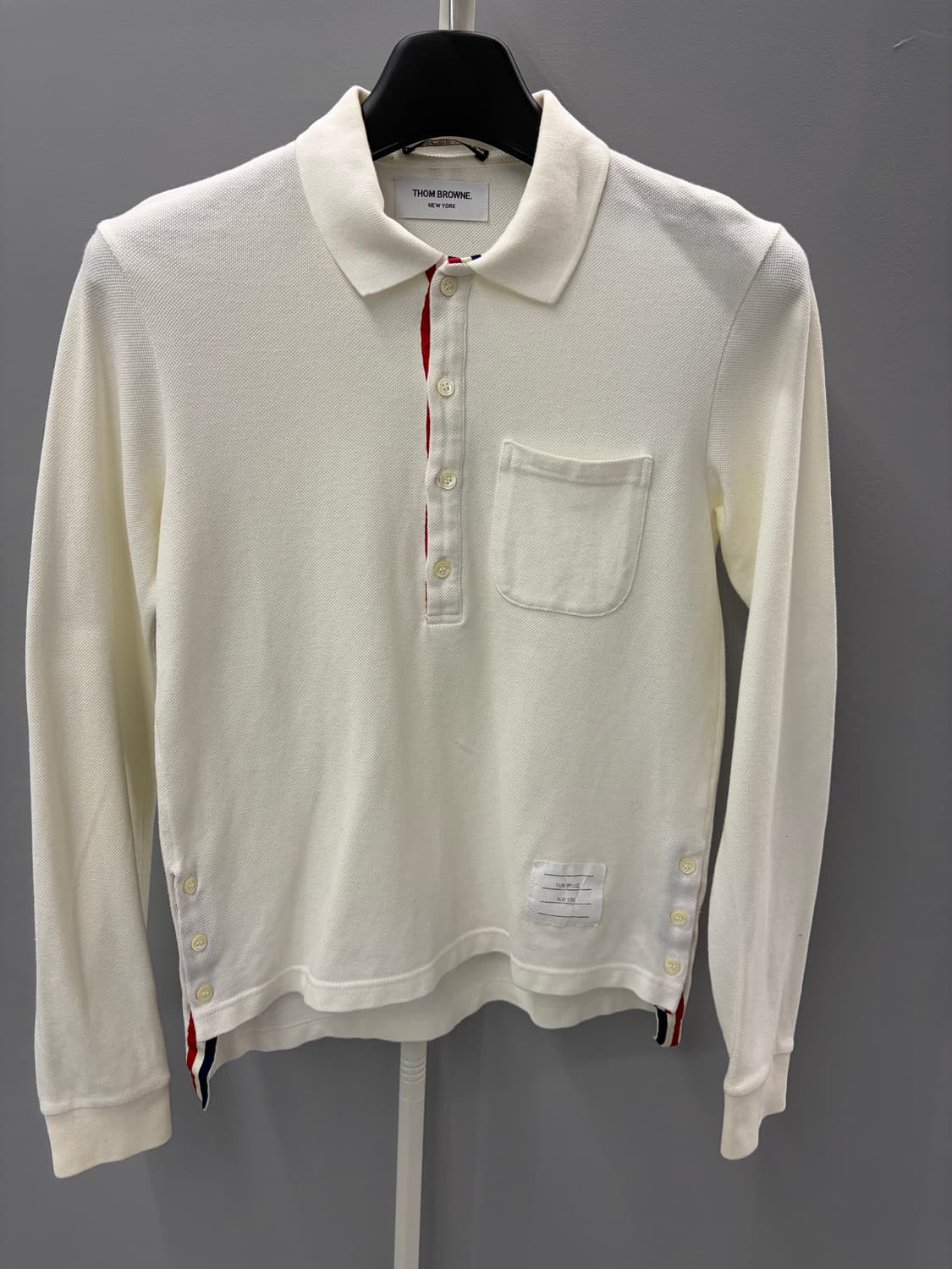 Thom Browne long-sleeve polo shirt  0 상품이미지2