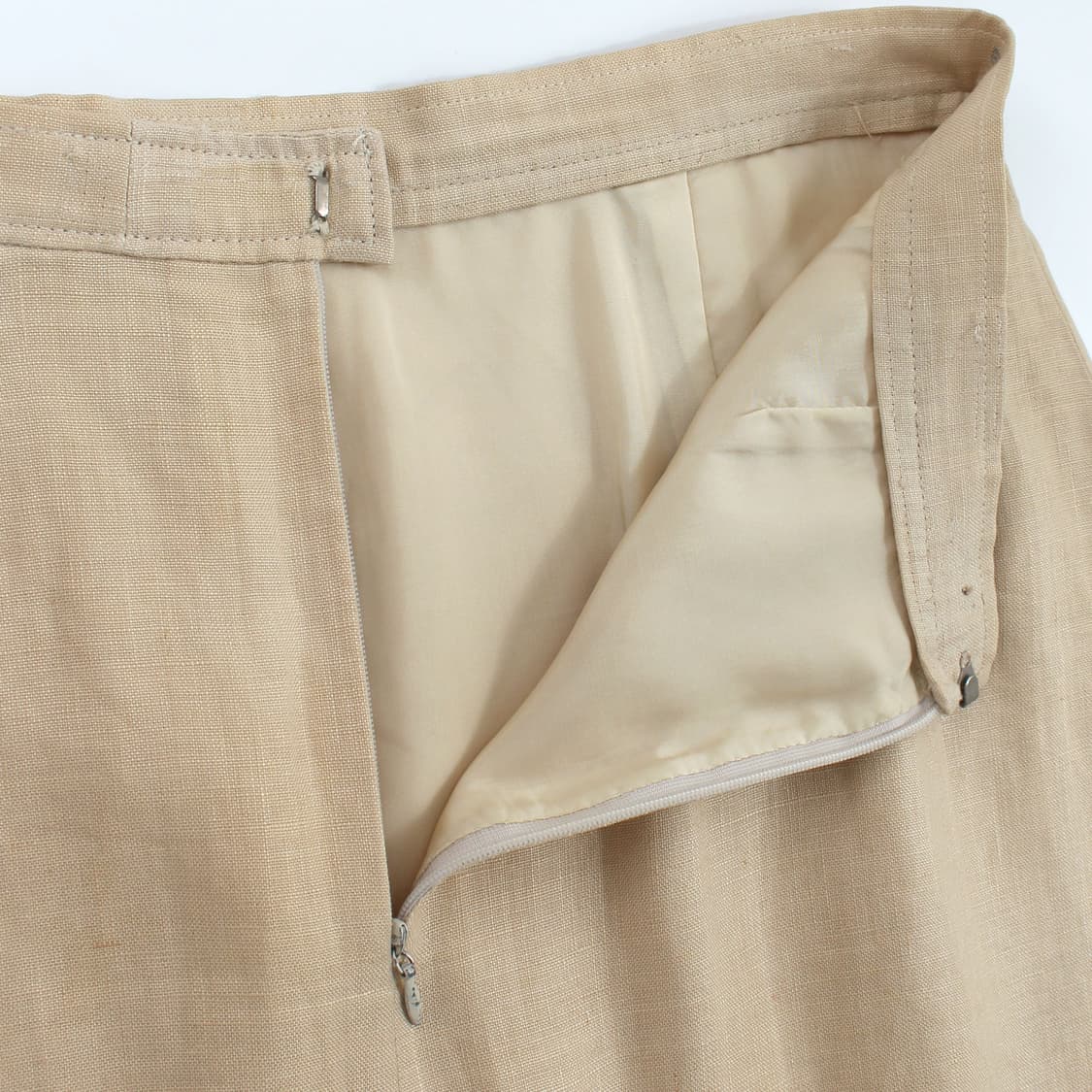 버버리 Burberry 빈티지 클래식 린넨 베이지 롱 스커트 상품이미지7