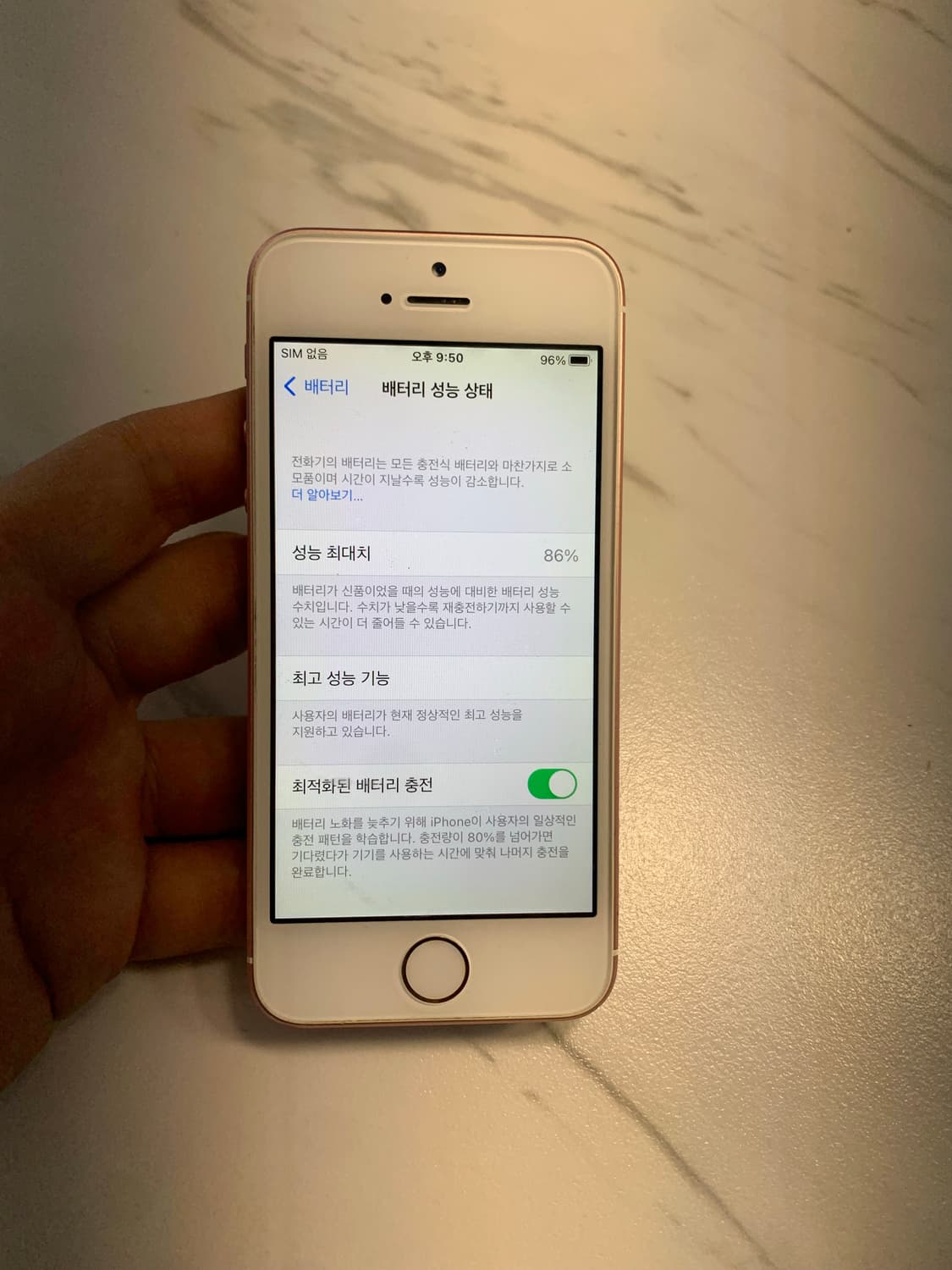 아이폰SE1세대 로즈골드 64GB 상품이미지7