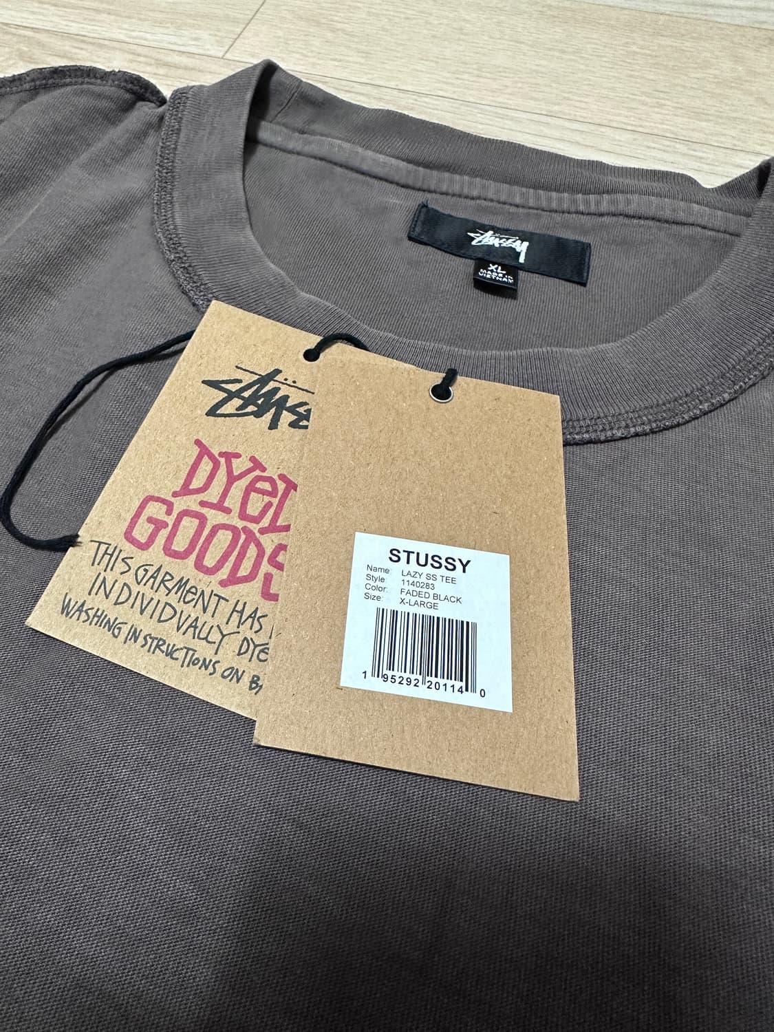 [XL]스투시 레이지 티셔츠 페이디드 블랙 상품이미지6