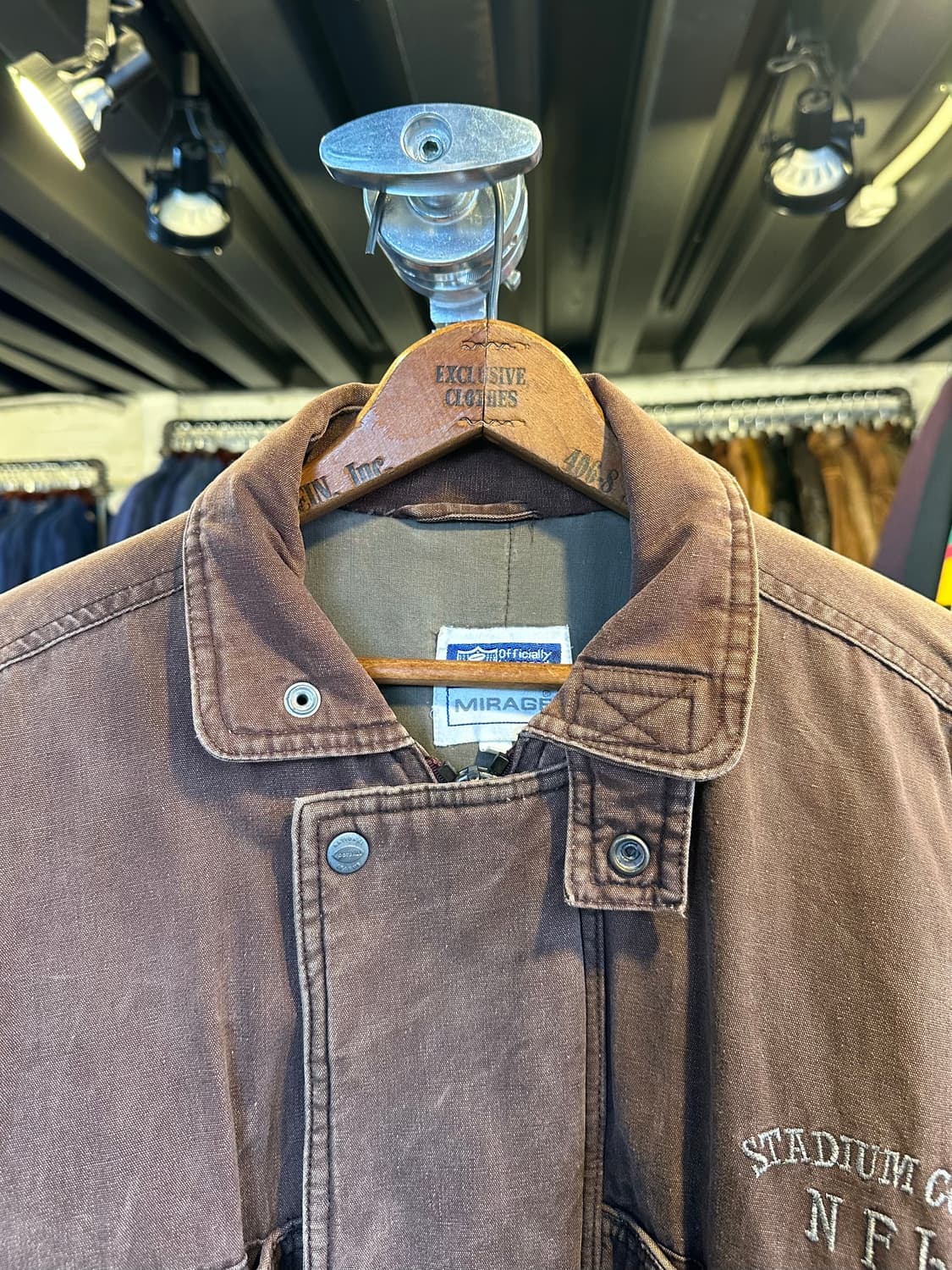 90s NFL 미리지 미식축구 클리블랜드 브라운스 파카 1990 상품이미지3