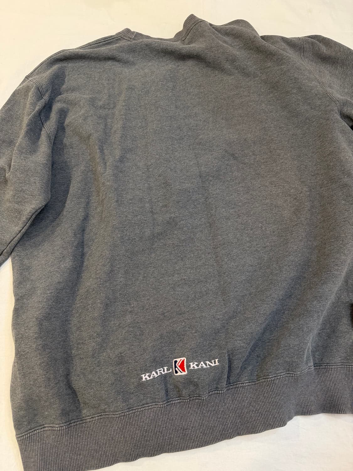 90s 칼카니 빈티지 힙합 맨투맨 스웻셔츠 그레이 상품이미지4