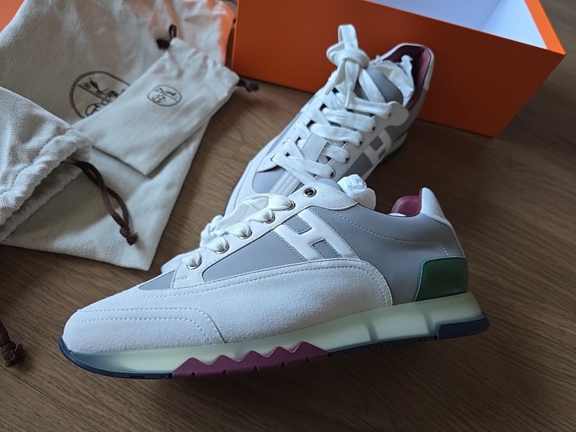 에르메스 트레일 스니커즈 41.5(270~275)백화점 정품 상품이미지4