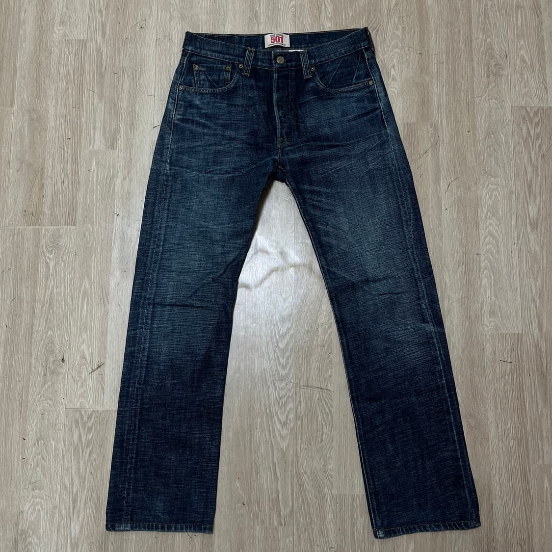 리바이스 501 버튼플라이 스트레이트 데님 청바지 W30 L32 상품이미지5