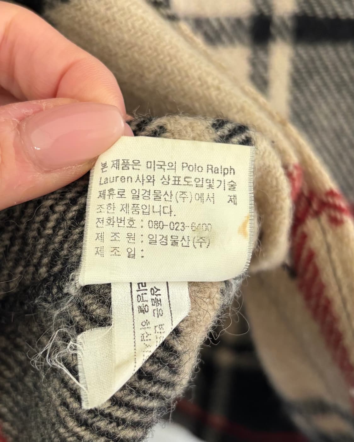 Polo 폴로 랄프로렌 투포켓 울 체크 셔츠 자켓 상품이미지6