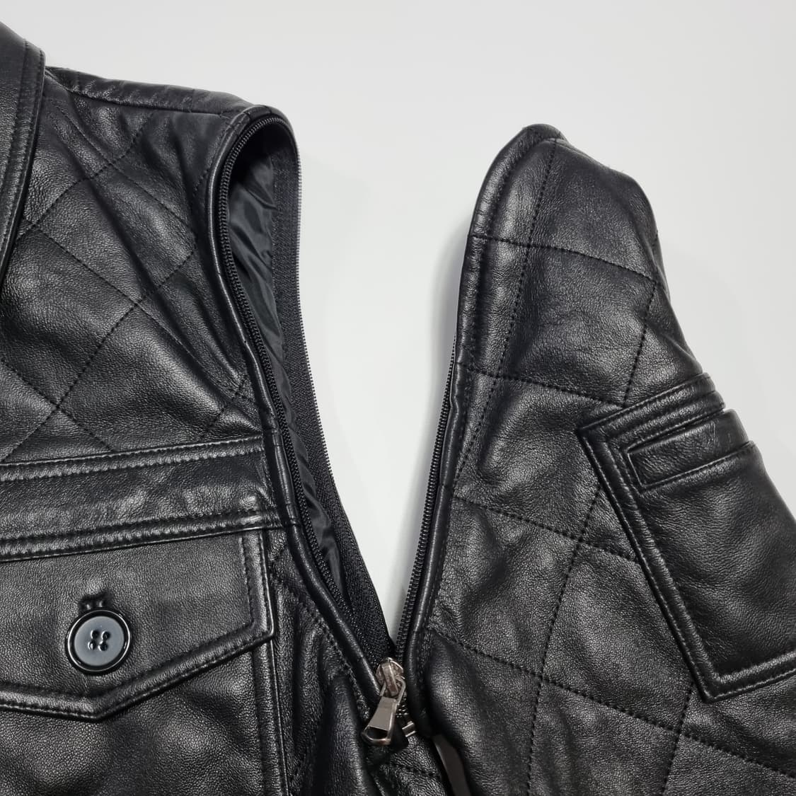 글리 레더 자켓 상품이미지5