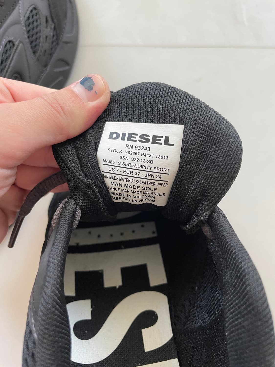 diesel 여성 운동화 새것 상품이미지4