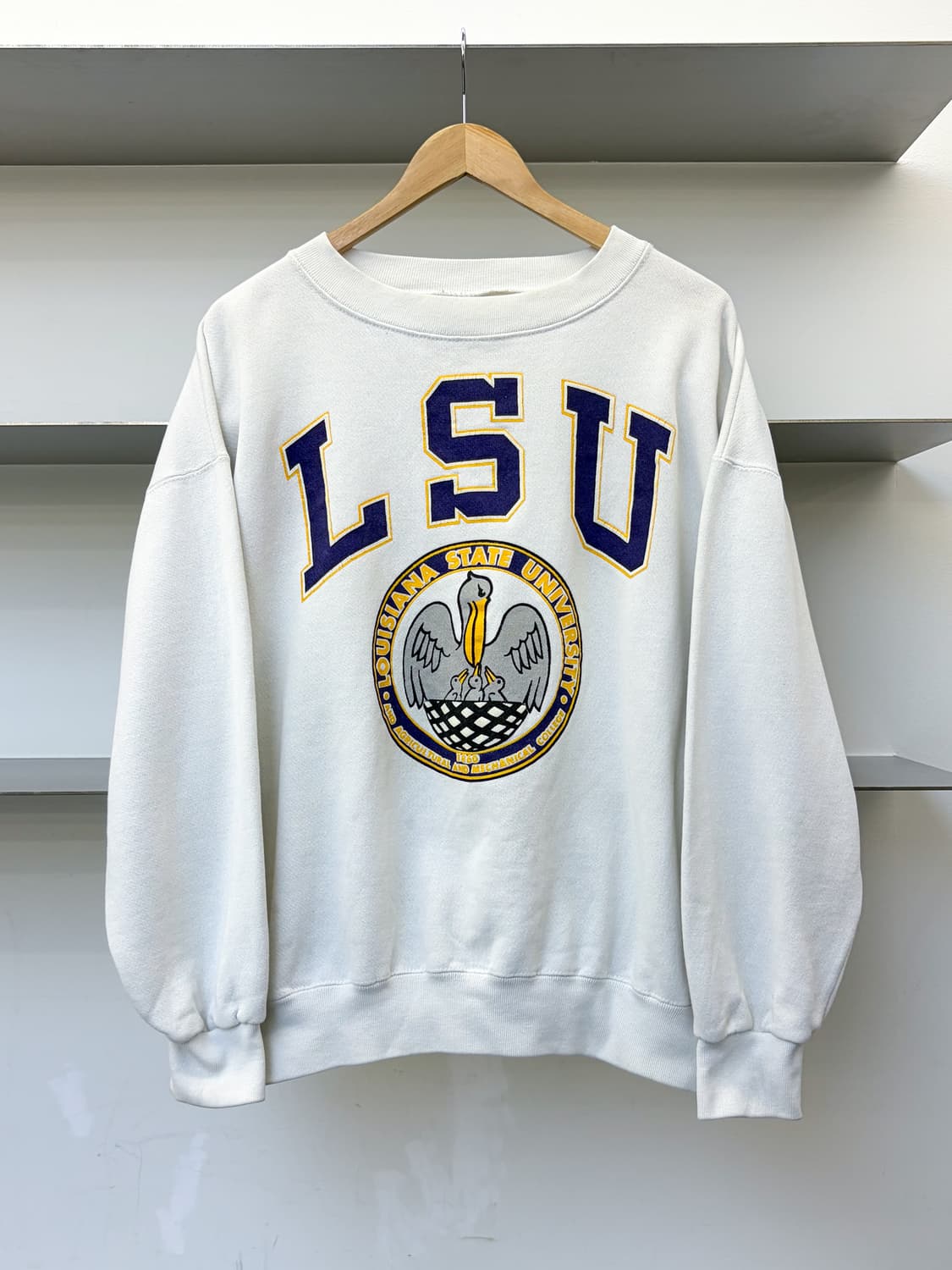 Galt Sand 90s USA LSU 컬리지 스웻셔츠 상품이미지1