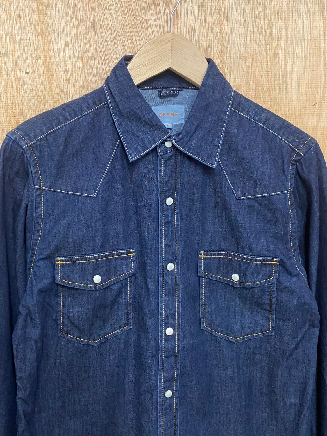 BEAMS denim western shirts 빔즈 데님 웨스턴 셔츠 상품이미지3