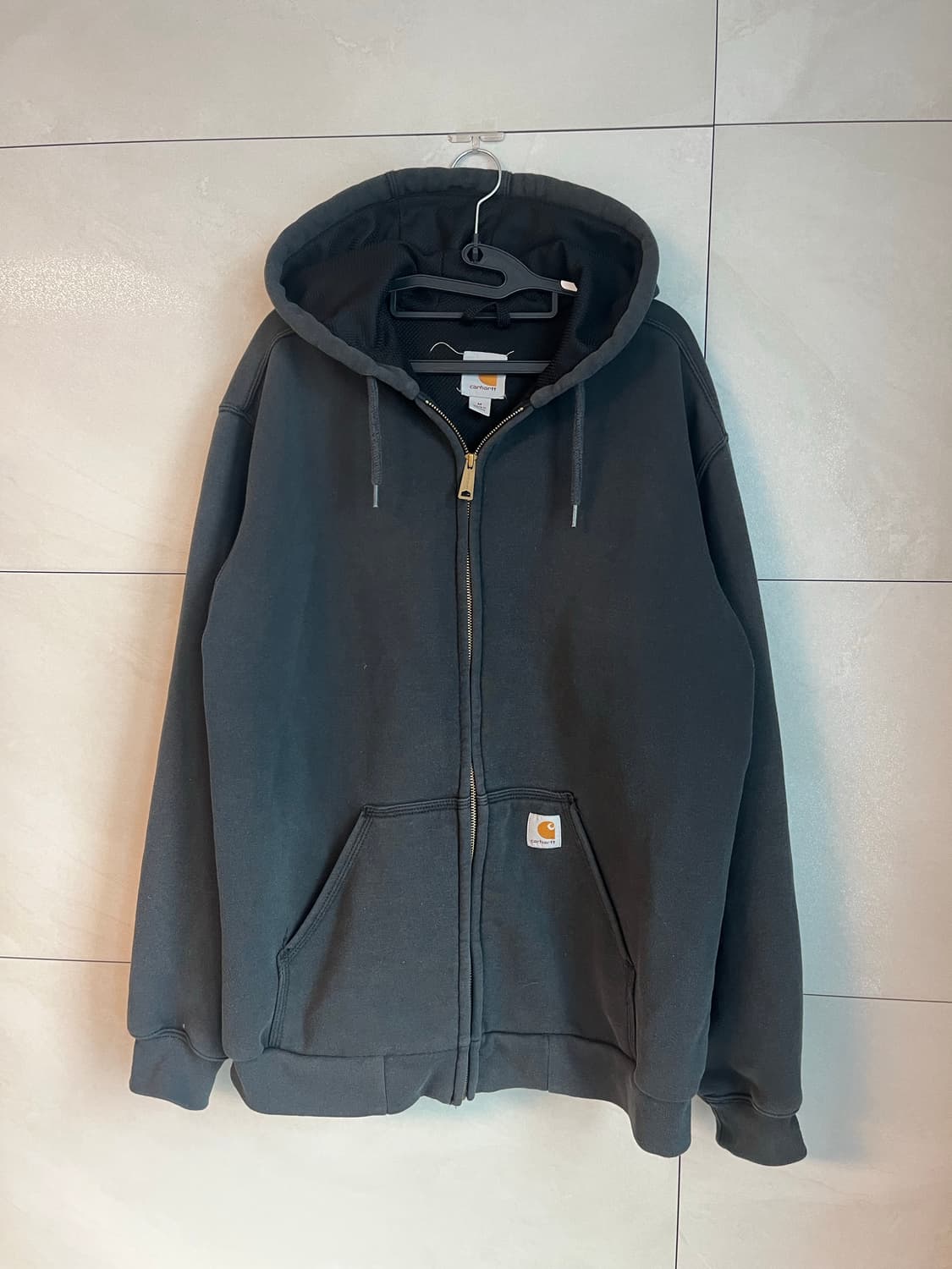 칼하트 미드웨이트 후드집업 블랙 (M size) 상품이미지3