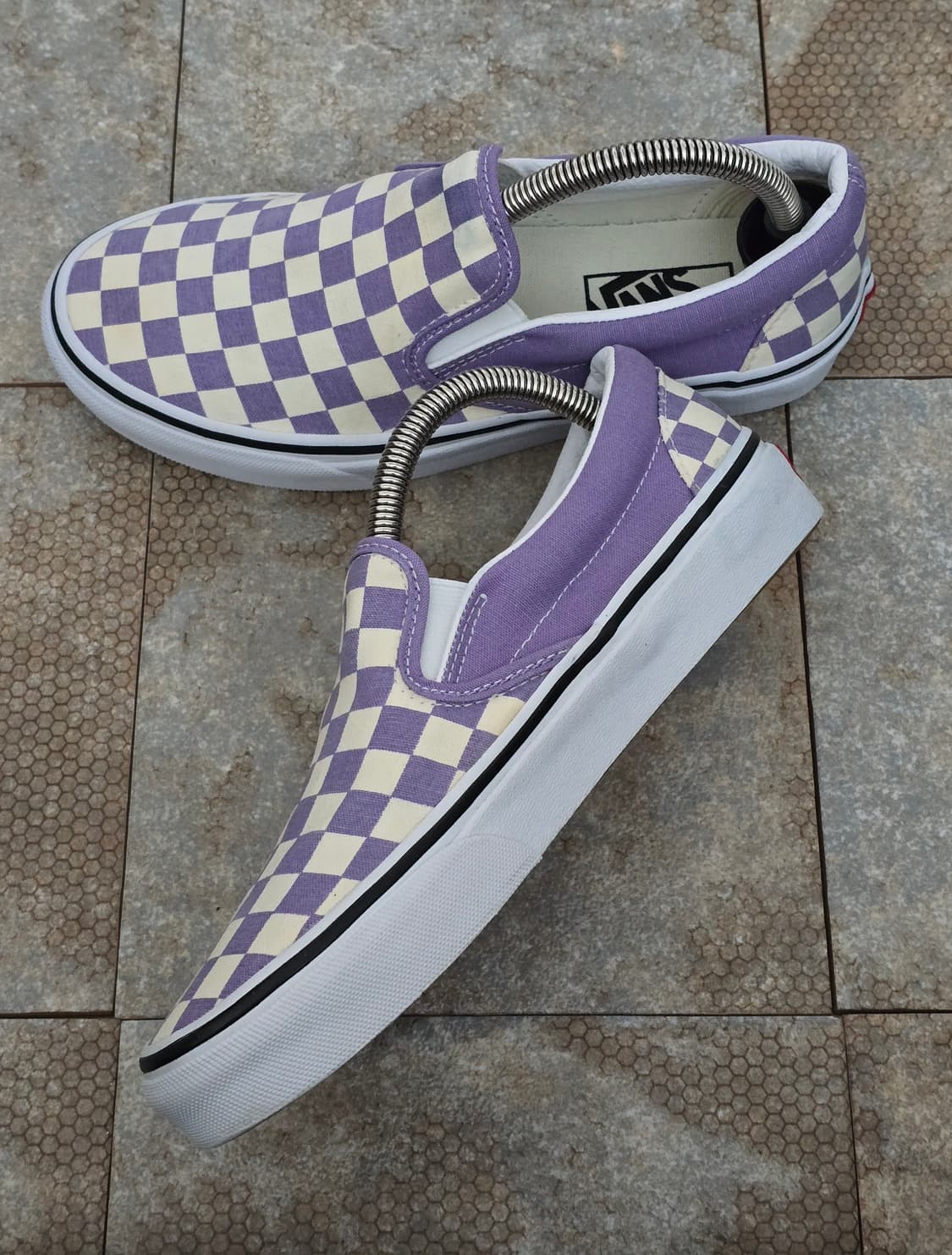 (235)반스 체커보드 슬립온 바이올렛 상품이미지6