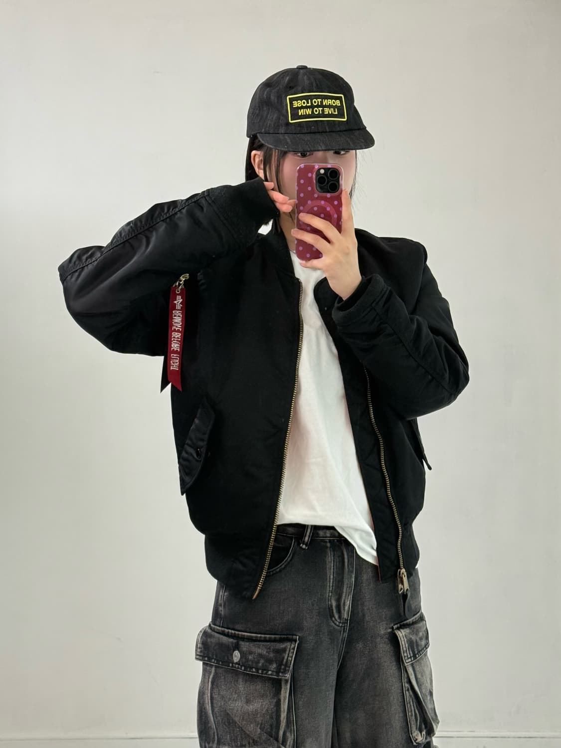 알파 인더스트리 블랙 항공 점퍼 상품이미지3