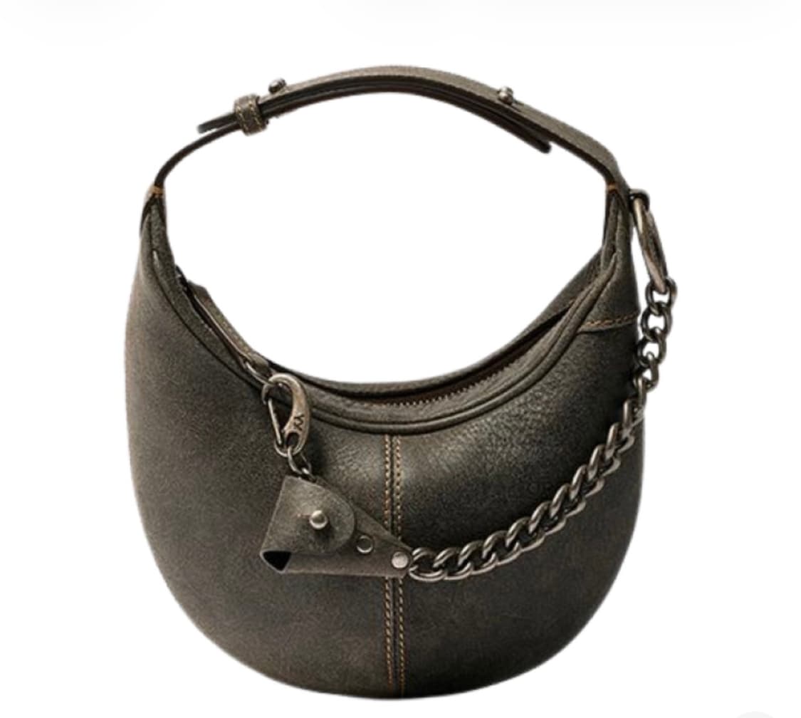 Open Yy Leather Moto Hobo Mini Bag 상품이미지1