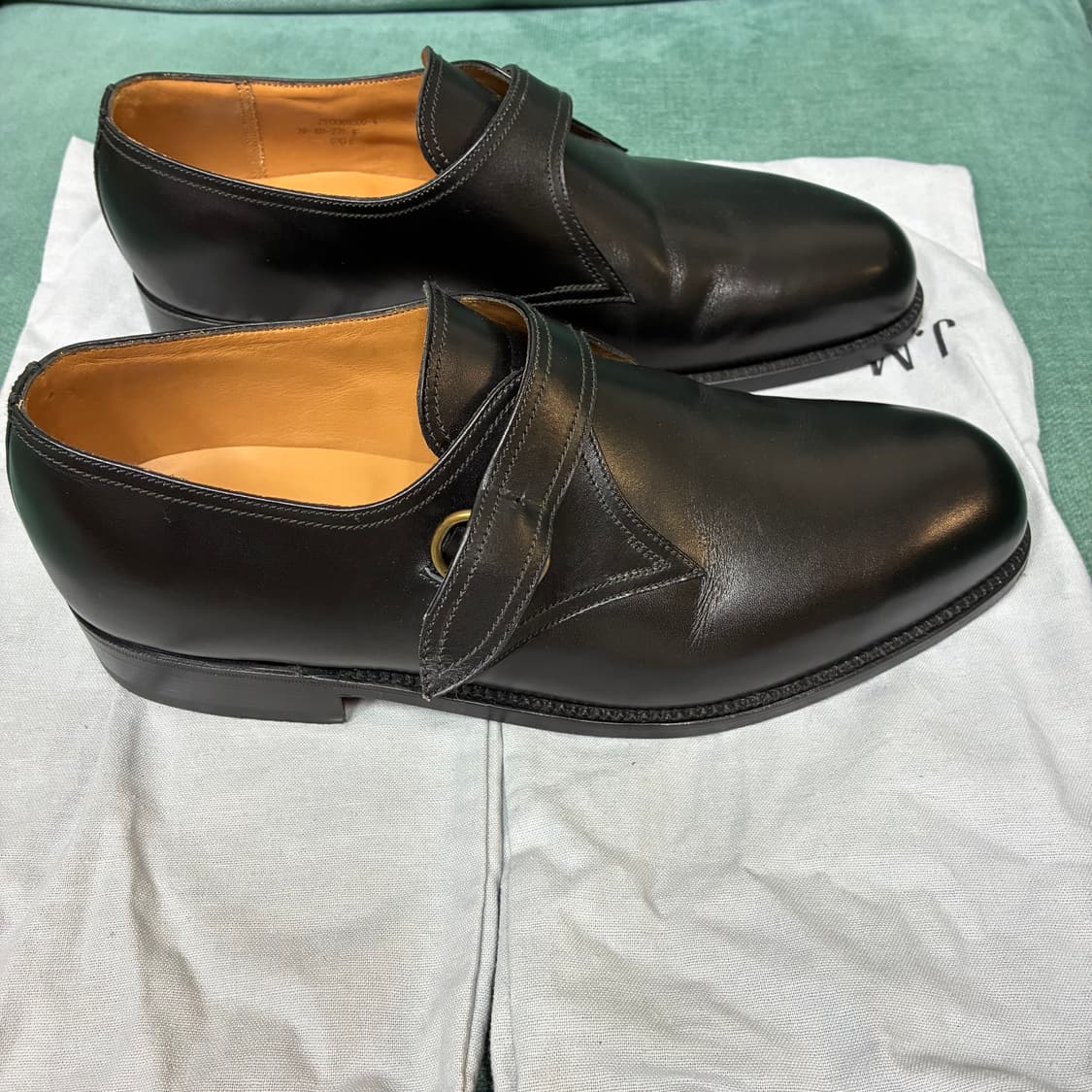 Simple Buckle 231 Derby Black Boxcalf 상품이미지8