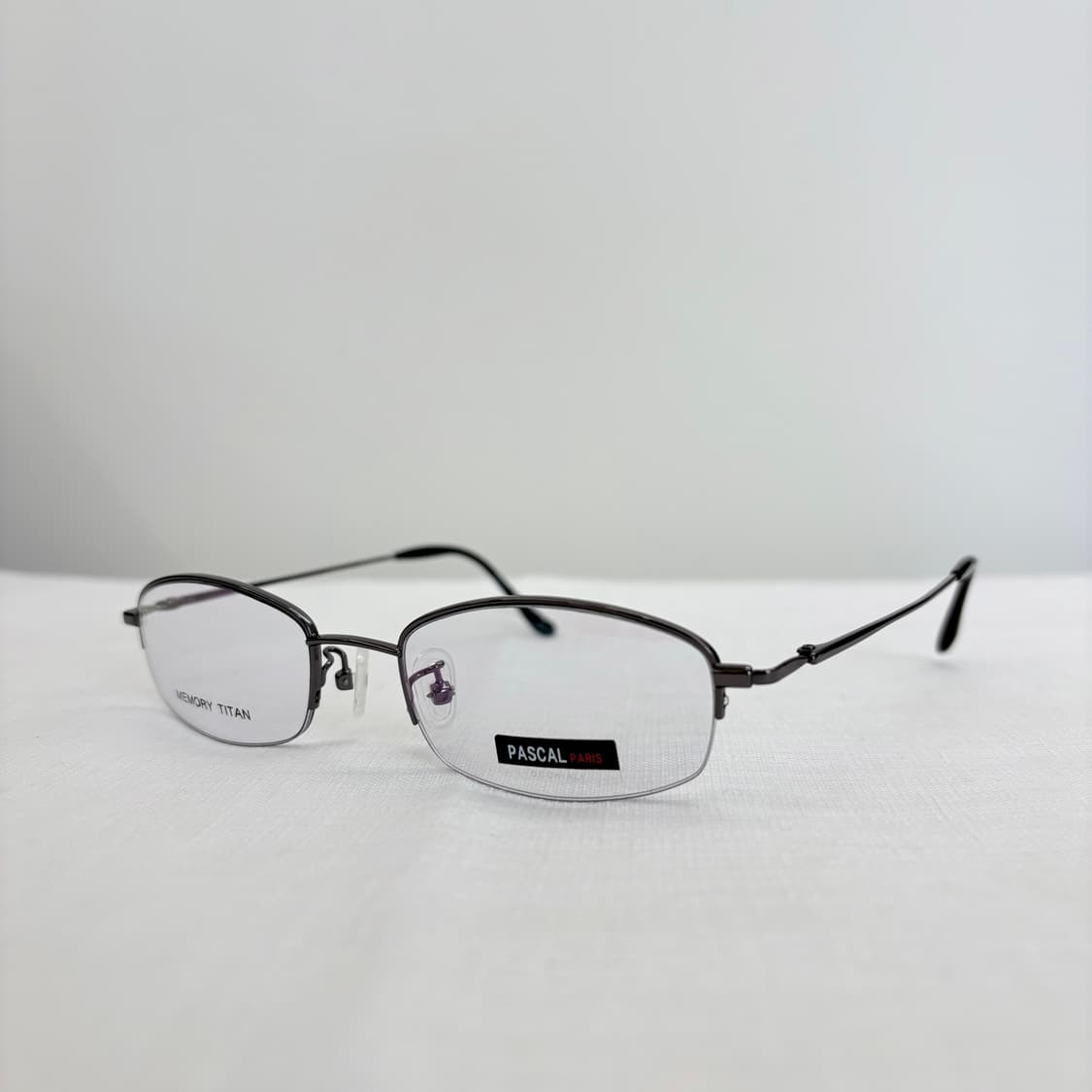 PASCAL Paris 그레이 티타늄 반무테 상품이미지2