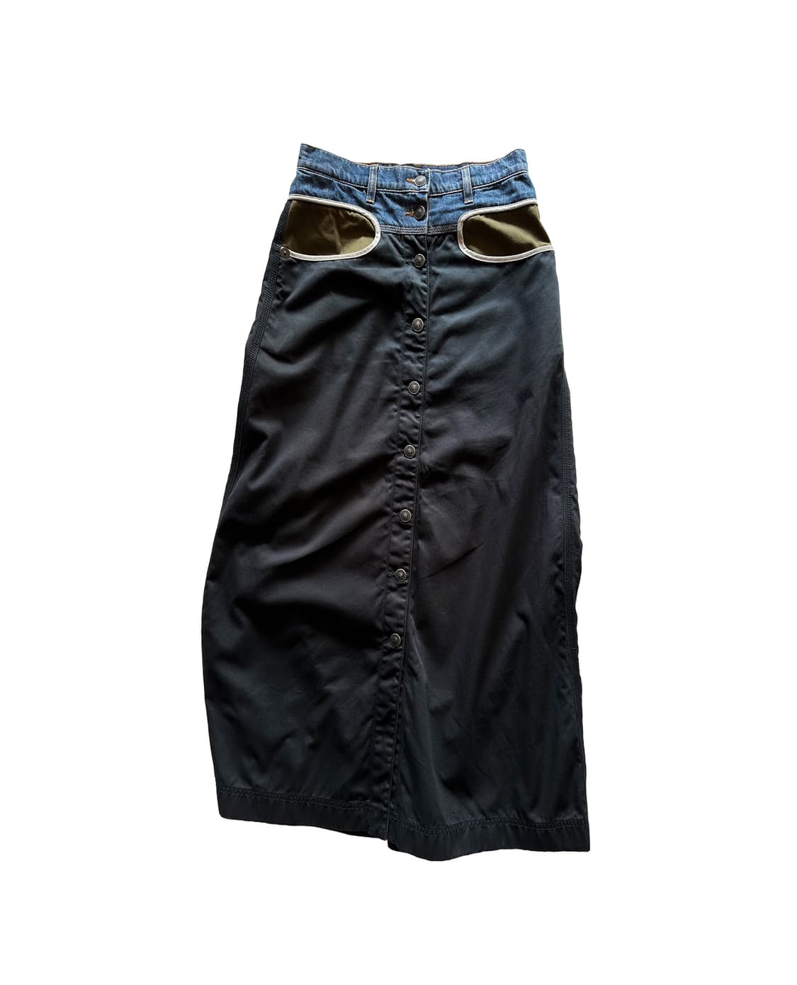 DIESEL long denim mix skirt 상품이미지9