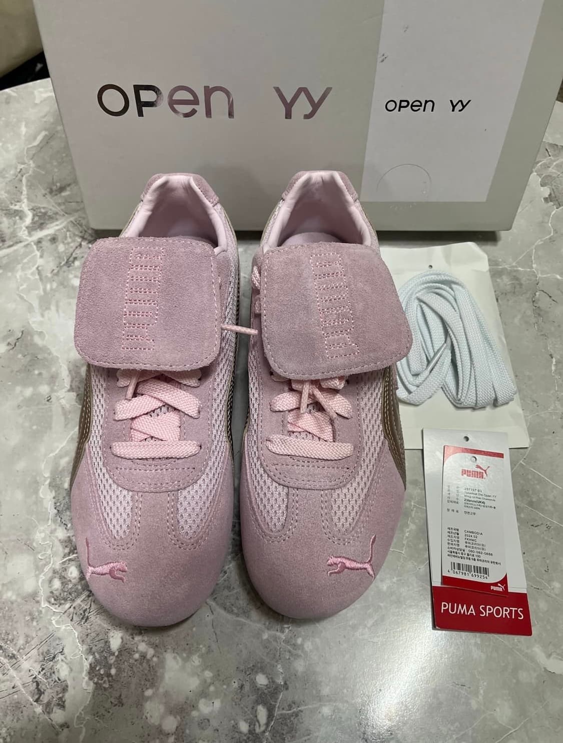 푸마x오픈와이와이 스피드캣(핑크/230) 상품이미지2