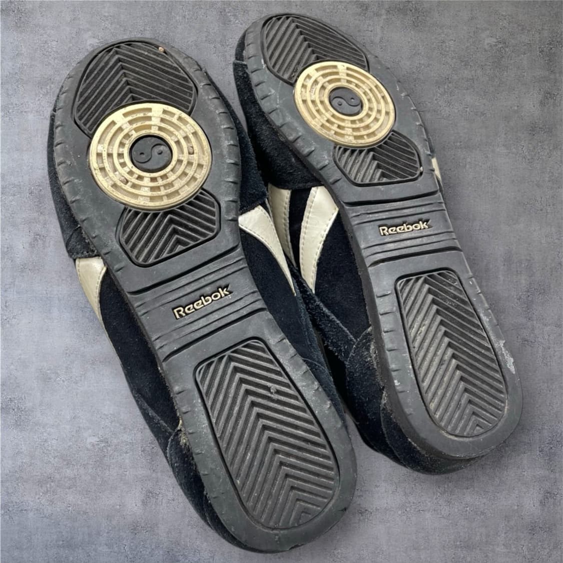 리복 Reebok 블랙 스웨이드 벨크로 스니커즈 240 상품이미지7