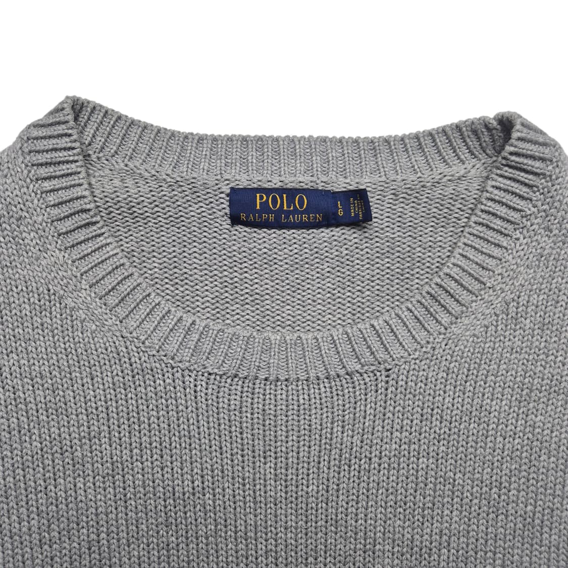 [L] 폴로 랄프로렌 RL로고 인타르시아 니트 상품이미지6