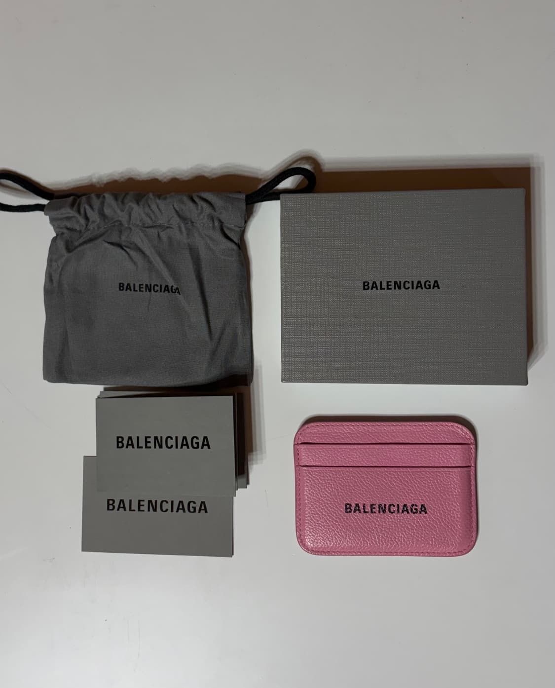 발렌시아가 핑크 카드지갑 상품이미지1