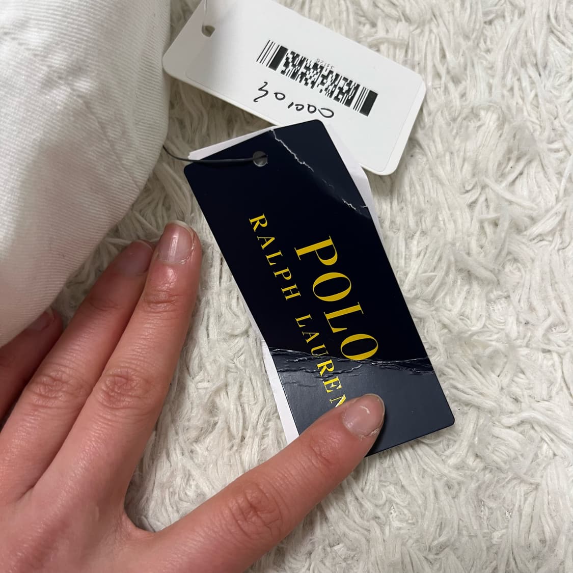 Polo Ralph Lauren white ball cap (new) 상품이미지2